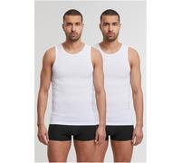 Urban Classics Natural Fibre Basic Tank Top 2-Pack TB7685B White-L