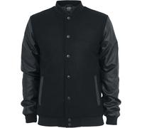 Urban Classics Oldschool Collegejacke schwarz in L