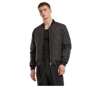 Bomberjacke URBAN CLASSICS "Urban Classics Onion Quilted Bomber", Herren, Gr. 5XL, schwarz, 100% Polyester, mehrfarbig, casual, normal, amerikanischer Ausschnitt, Langarm, Jacken (20054957-5XL) schwar