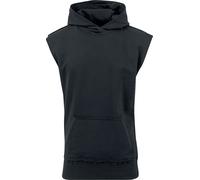 Urban Classics Herren Open Edge Sleeveless Hoody Kapuzenpullover, Schwarz (Black 7), M