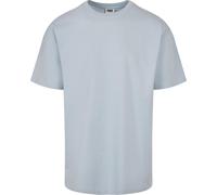 Urban Classics Herren Organic Basic Tee - Regular Fit T Shirt aus Bio Baumwolle mit Rundhals im minimalistischen Streetwear Style für Alltag Freizeit und Casual Outfits,Summerblue,L