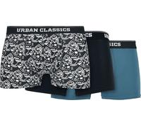 Urban Classics Organic Boxer Shorts 3 Pack Boxershort-Set multicolor in S