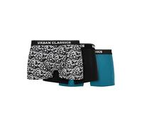 Urban Classics Organic Boxershorts 3er-Pack – Herren, Bio-Baumwolle, Elastikbund, Multicolor L