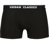 Urban Classics Organic 5-Pack Boxershort in Gr. L in Schwarz