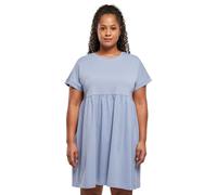 Urban Classics Damenkleid Ladies Organic Empire Valance Tee Dress – lässig, modern – Blau 5XL