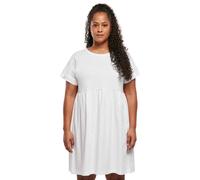 Urban Classics Ladies Organic Empire Valance Tee Dress Frauen Kurzes Kleid schwarz