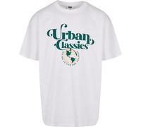 Urban Classics Organic Globe Logo Tee White-L