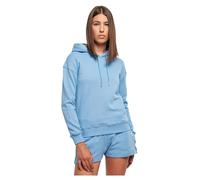 Hoodie URBAN CLASSICS "Urban Classics Damen Ladies Organic Hoody", Damen, Gr. XS, horizonblau, 100% Baumwolle, unifarben, Rundhals, Sweatshirts Hoodie (38449408-XS) horizonblau