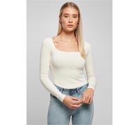 Urban Classics Langarm-Body Organic 100% Baumwolle Weiß L