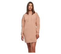 Shirtkleid URBAN CLASSICS "Urban Classics Damen Ladies Organic Oversized Terry Hoody Dress" Gr. XS, US-Größen, gelb (amber) Damen Kleider (24021232-XS) amber