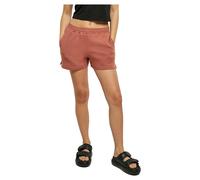Sweatshorts URBAN CLASSICS "Urban Classics Damen Ladies Organic Terry Shorts", Damen, Gr. 4XL, US-Größen, terracotta, 100% Baumwolle, unifarben, loose fit, Hosen Sweatshorts (81239440-4XL) terracotta