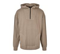 Urban Classics Overdyed Camp Hoody Darkkhaki Größe: S | Kaputzenpullis Outlet | Herren