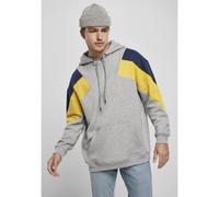Urban Classics Hoodie Oversize 3-Tone Grau/Honig/Dunkelblau L