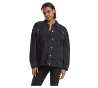 Urban Classics Damen Jacke Ladies Oversized 90`s Denim Jacket, Denim Jacke für Frauen, im Retro-Style, black washed, 5XL