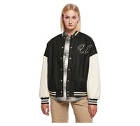 Urban Classics Ladies Oversized Big U College Jacket in Gr. XXL in Schwarz