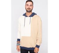 Urban Classics - Oversized Color Block Softseagrass/Unionbeige - Hoodie Beige S