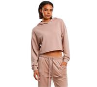 Urban Classics Damen Tb6854-ladies Oversized Cropped Light Terry Hoodie Sweatshirt, Duskrose, L EU