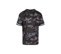 Urban Classics T-Shirt Oversized Mesh Darkcamo 100% Polyester Tarnfarben M