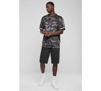 Urban Classics Herren T-Shirt Oversized Mesh AOP Tee, lässiges AOP T-Shirt für Männer, Rundhals, erhältlich, Größen S-5XL