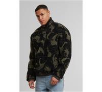 Urban Classics Pattern Fleece Oversized Jacke 5XL Olive Swirl