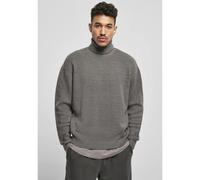 Urban Classics Oversized Rollkragenpullover – 85% Polyacryl – Dunkelgrau – Größe M
