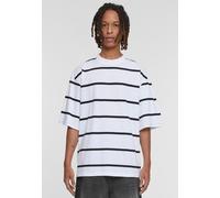 Urban Classics Oversized Sleeve Modern Stripe Tee T-Shirt weiß schwarz in M