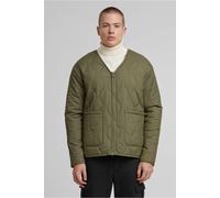 Steppmantel URBAN CLASSICS "Urban Classics Padded Quilting Jacket", Herren, Gr. XXL, olive, 100% Polyester, Mäntel Steppmantel (94301040-XXL) olive
