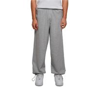 Jogginghose URBAN CLASSICS "Urban Classics Herren Parachute heavy Sweatpants", Herren, Gr. M, US-Größen, grau, 100% Baumwolle, unifarben, loose fit, Hosen Jogginghose (21345225-M) grau