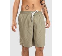 Urban Classics Patched Stripe Boardshorts paleolive Herren Gr. S