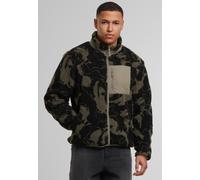 Urban Classics - Pattern Teddy Oliveswirl - Jacke - gid://shopify/Metaobject/123897741549 - XL - 100% Polyester gid://shopify/Metaobject/123897741549 XL