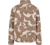 Urban Classics Pattern Teddy Trackjacket TB8025 Sandswirl-3XL