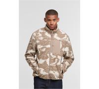 Urban Classics Pattern Teddy Trackjacket TB8025 Sandswirl-4XL