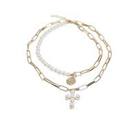 Urban Classics Männer Sonstige Pearl Cross Layering in weiß Einheitsgröße weiß
