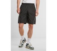 Urban Classics Men's TB7381-Piped Panel Trackshorts Shorts, Black, XXL
