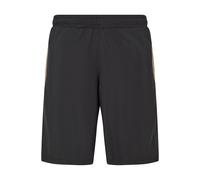 Urban Classics Herren Shorts Piped Track Shorts, Trainingsshorts für Männer, Loose Fit Sportshorts, knielang, black, XL