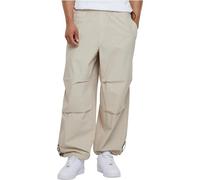 Urban Classics Popline Parachute Pants Männer Stoffhose Sand Basics