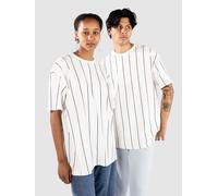 Urban Classics T-Shirt Printed Pinstripe Tee TB7311 Offwhite/White/Black-S