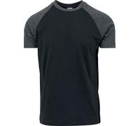 Urban Classics Raglan Contrast Tee in Gr. L in Schwarz