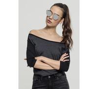 Urban Classics Damen T-Shirt Ladies 3/4 Contrast Raglan Tee Anthrazit-Schwarz