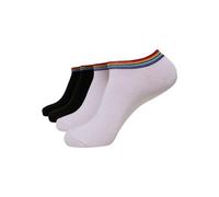 Urban Classics Rainbow Socks No Show 4-Pack black/white 39-42