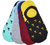 Urban Classics Reccyled Yarn Invisbile Palmtree Socks 4-Pack Multicolor-43-46