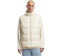 Urban Classics Herren Weste Recycled Big Puffer Vest, warme Steppweste mit hohem Kragen, Puffer Weste für Männer