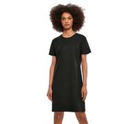 Urban Classics Damen Kleid Ladies Recycled Cotton Boxy Tee Dress – Recycelte Baumwolle – Schwarz XS