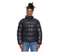 Urban Classics Herren Tb7014-recycled Zip Neck Puffer Jacket Winterjacken, Schwarz, 4XL EU