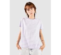 Urban Classics Regular Striped T-Shirt white / dustylilac Damen Gr. S