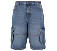 Urban Classics Herren Shorts Relaxed Denim Cargo Shorts, lässige Jeansshorts mit Cargo-Taschen für Herren, Größen 28-44