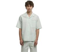 Urban Classics Hemd Relaxed Seersucker Short Sleeve Shirt TB6409 Frostmint-4XL