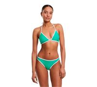 Urban Classics Damen Bikini Ladies Retro Triangle – recyceltes Material, Schnürung – Grün L