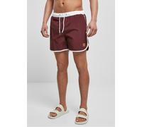 Urban Classics - Retro White/Cherry - Board Shorts - Weinrot - XXL - Außenmaterial: 100% Nylon; Innenfutter: 100% Polyester,Synthetik Weinrot XXL