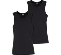 Urban Classics Ribbed Undershirt 2-Pack Tank-Top schwarz in L
